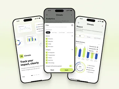 Climato Mobile app app app design climate climato creative graphic design illustration mobile ui ui design uiux