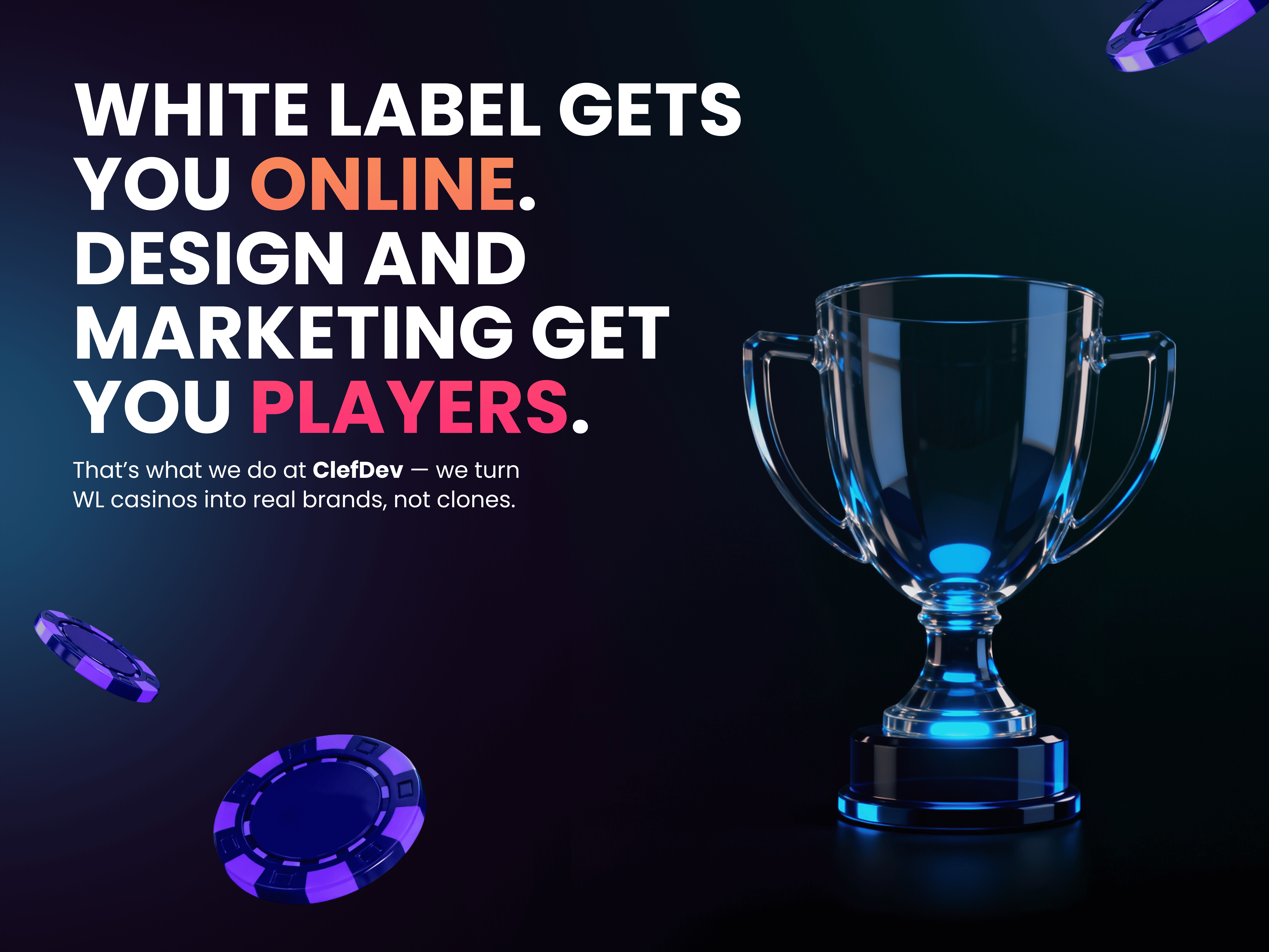 White Label Custom Design and Branding by Vlad for ClefDev on Dribbble