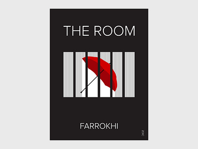 THE ROOM ( book cover ) adobe illustration book book cover book cover design cover design design graphic graphic design illustration poster poster design prison red umbrella vector