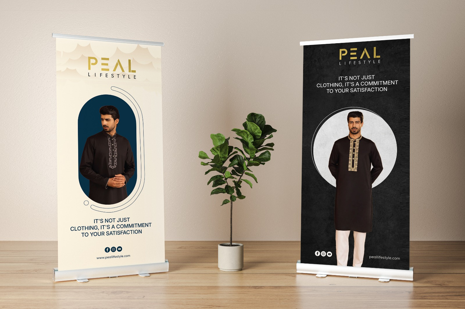 Clothing Brand Lifestyle Roll-Up Banner Design apparel branding behance portfolio branding branding design clothing advertisement clothing brand banner creative banner design fashion graphic design fashion marketing fashion promotion fashion roll up banner graphic design illustration lifestyle branding marketing modern fashion retail branding roll up banner design trade show banner