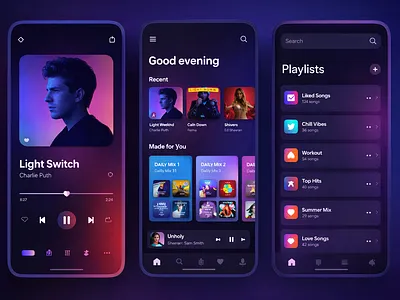Music Player UI android app