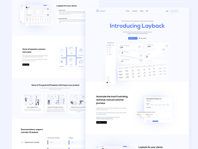 Saas Landing Page UI UX