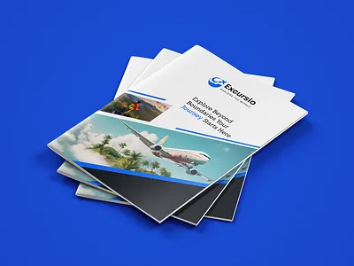 Excursio – Explore the World | Travel Brochure Design branding brandingdesign brochuredesign design dribbbledesign excursio exploretheworld graphic design illustration logo marketingdesign moderndesign printdesign tourismdesign travelbrochure