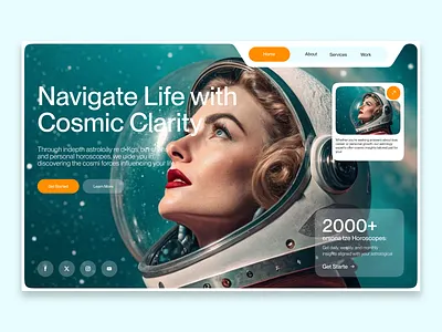 Your Cosmic Path to Clarity – Astrology UI astrology branding cosmicdesign creativeui designinspiration digitaldesign futuristicui horoscope interface landingpage modernui product design productdesign saas ui uidesign uiux uxdesign visualdesign webdesign webui