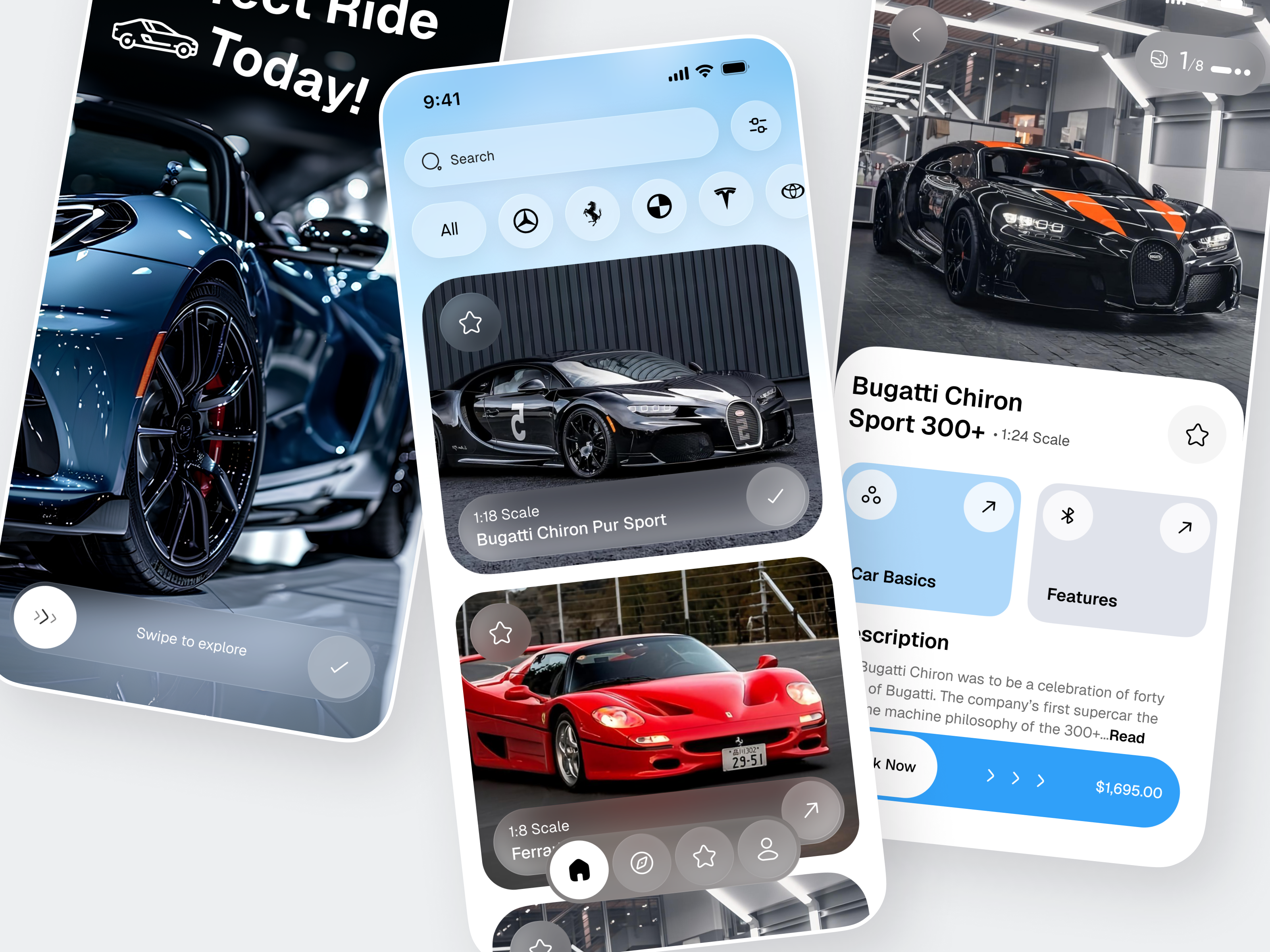 Luxury Car Rental App UI Design app concept app design app designer automotive app booking app car marketplace car rental app high end cars ios app luxury cars mobile mobile app mobile app design ui design vehicle booking