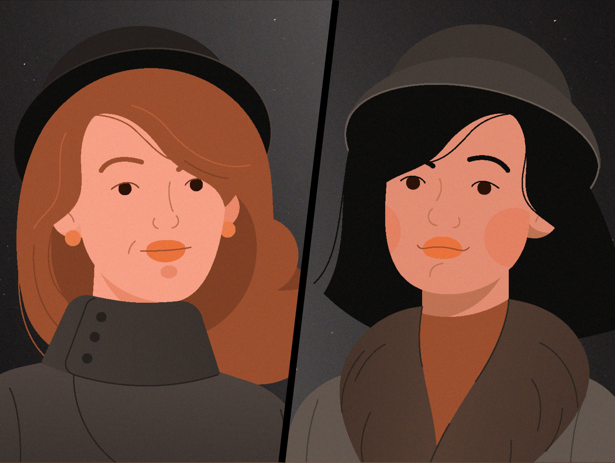 Breast Cancer Awareness Animation 2d illustration animation autumn character comics detective editorial female illustration motion graphics portrait retro woman