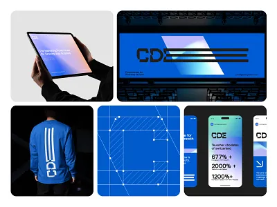 Core Digital Expansion — Brand Identity System brand identity branding branding system digital digital agency expandable logo freelancer gradient graphic design logo design logotype marketing visual system
