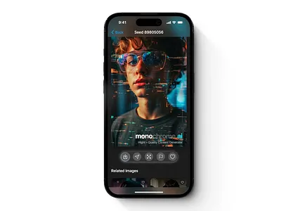 AI Content Generator App Concept ai ai app ai illustration ai image app ai ios ai video ai video app blog ai app content ai app content generator dark theme app design glass insta app ios18 ios26 mobile app concept product ai product app social media app ui