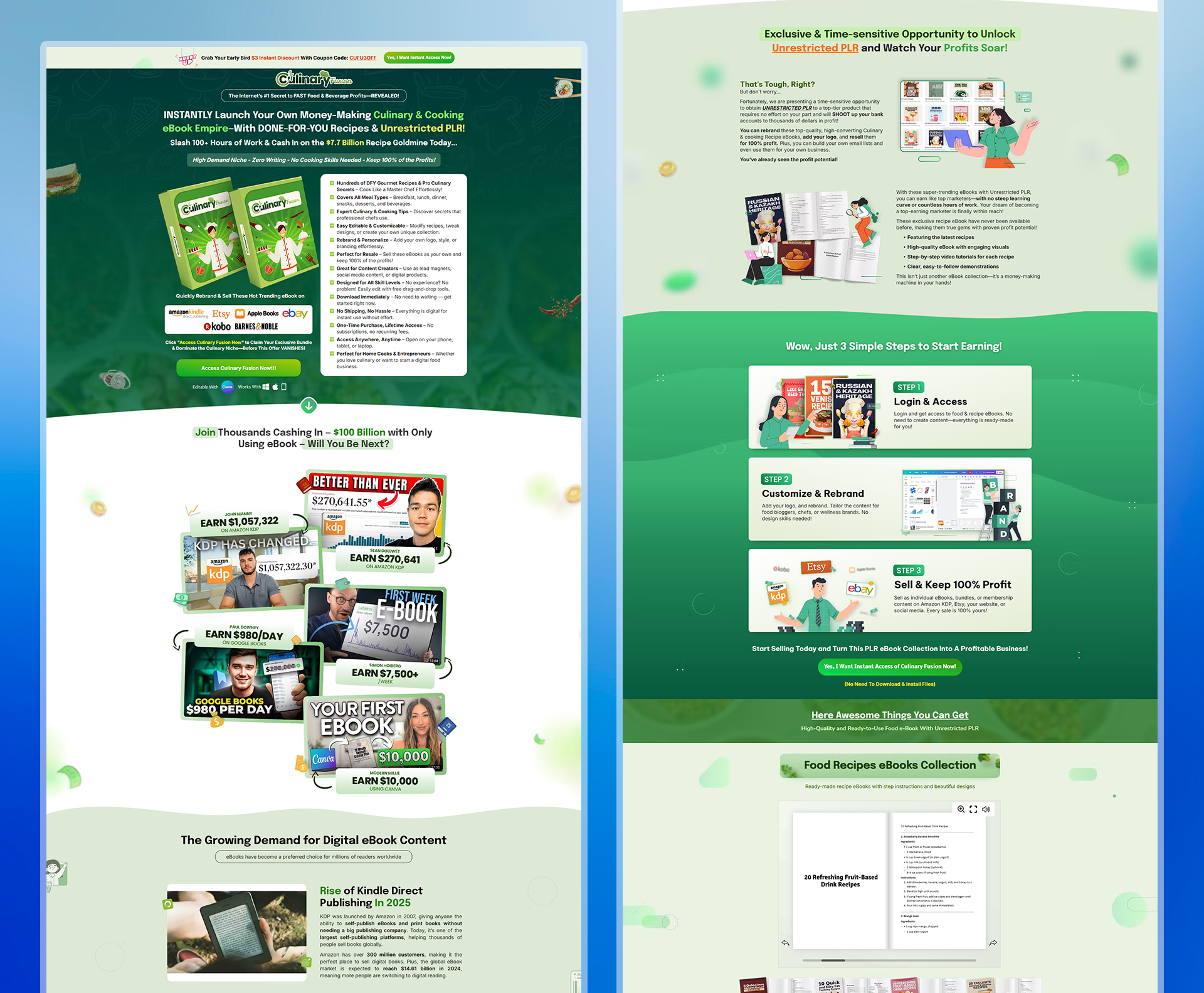 Example of Landing Page Design — Products & Saa S