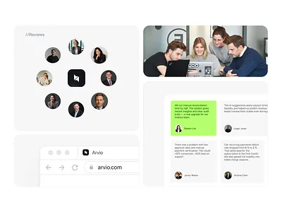 AI Product Design Highlighting User Reviews ai bento grid bento layout fintech payment platform reviews saas testimonials ui design visual web