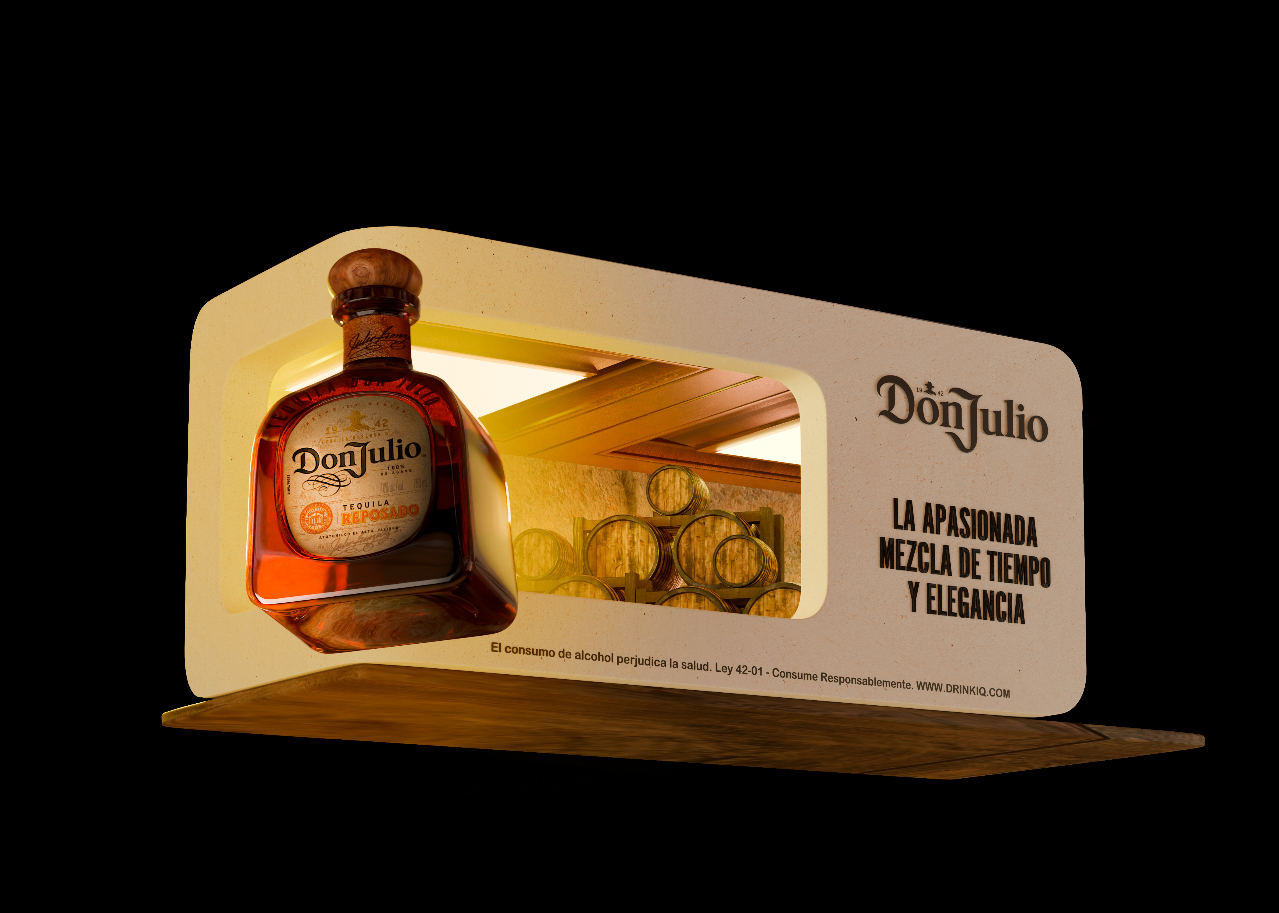 Don Julio Anamorphic 3D Outdoor Campaign 3d animation branding motion graphics