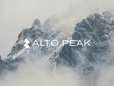 Alto Peak — Brand Identity brand design brand identity brand identity design branding design graphic design health logo logo design logo designer minimal mountain retreat therapy wellness
