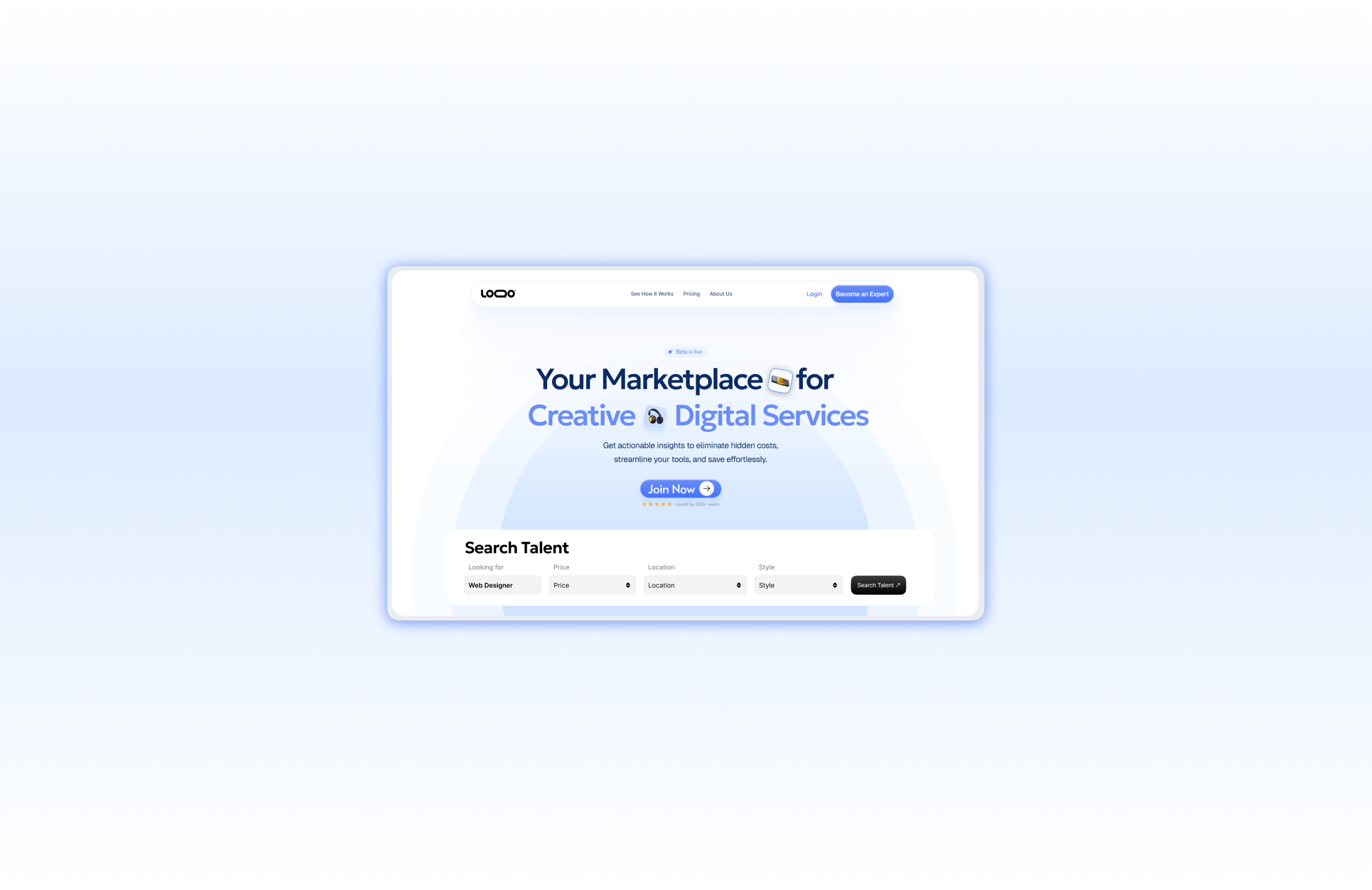 creative freelancer marketplace 3d animation branding design figma framer graphic design hero section landing page logo motion graphics sameer designer ui uiux