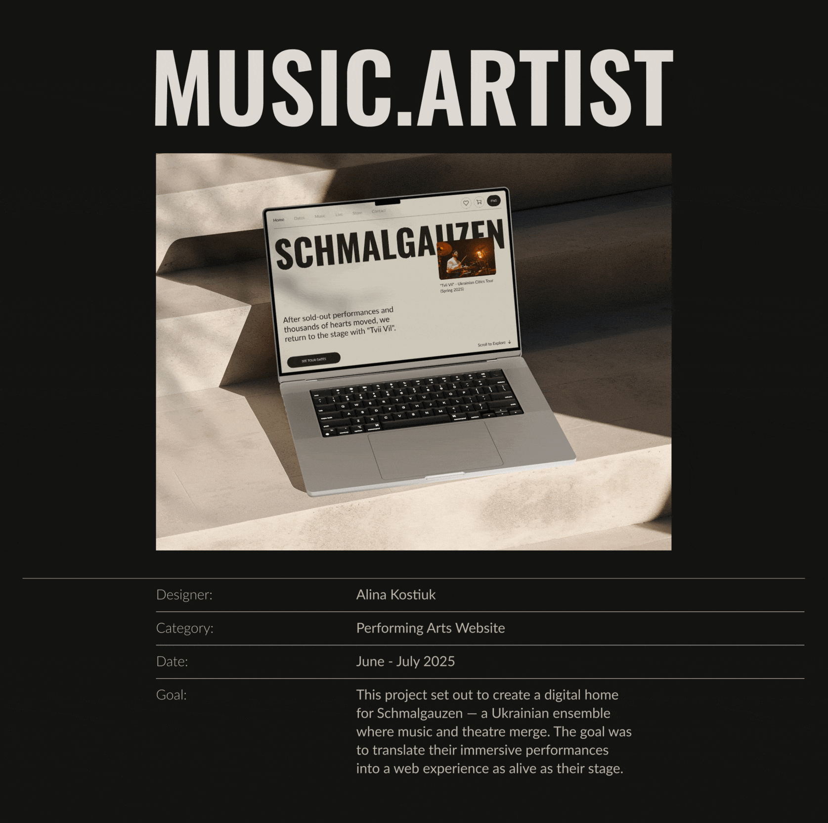 Schmalgauzen: Adaptive Homepage Design — Creative Web & UX/UI by Alina ...