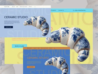 This is a design concept for a ceramics studio. design design concept graphic design