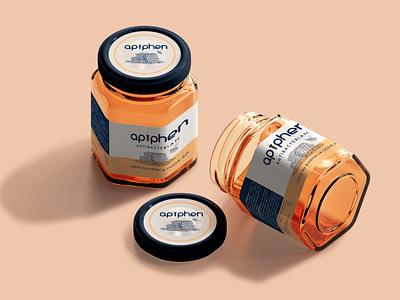 Honey-based food supplement Packaging Design branding graphic design honey illustration label logo packaging