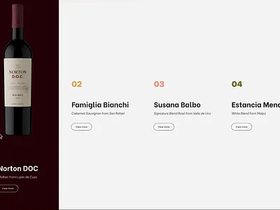 Landing Page - Wine shop animation figma landing page shop ui design