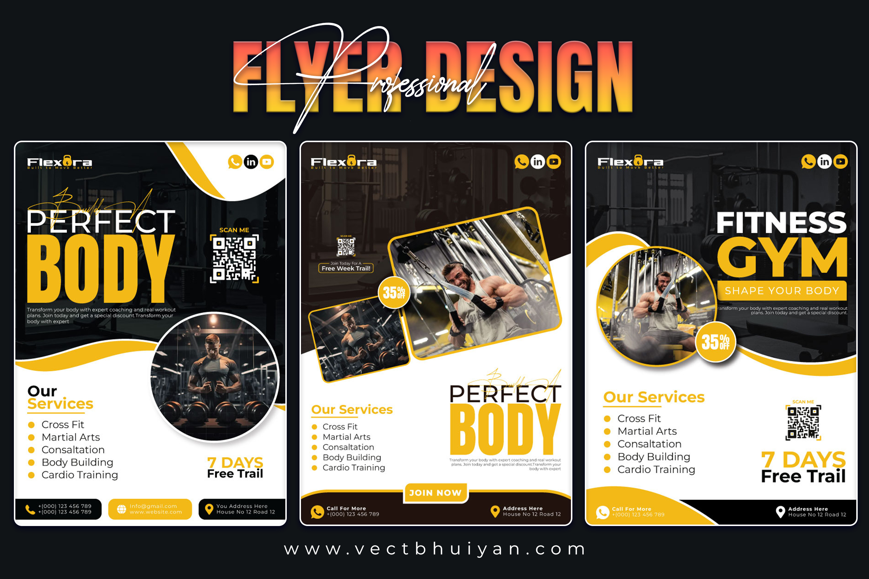Professional Fitness Flyer Design That Brings Members Through australiafitness australiagyms canadafitness canadagyms fitnessbranding fitnessflyerdesign fitnessmarketing gymbusiness gymflyerdesign gympromotion internationalclients personaltrainerdesign printdesign professionaldesign ukfitness ukgyms usafitness usagyms vectbhuiyan