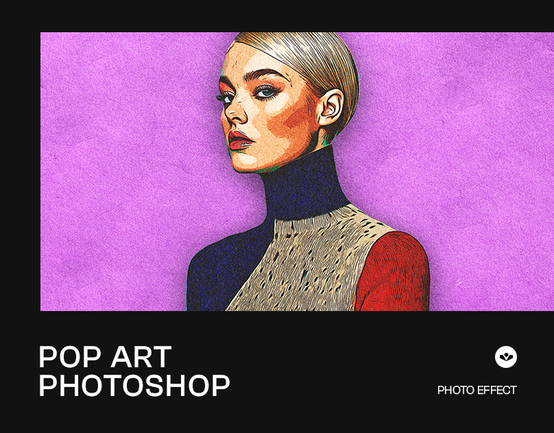 Pop Art Photoshop Effect design effect graphic design layers photoshop pop art solasome style template texture