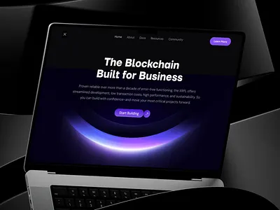 Blockchain Business Website ai ai agent blochchain landing page blockchain blockchain website crypto finance fintech landing page saas ui ux uxdesign webdesign website
