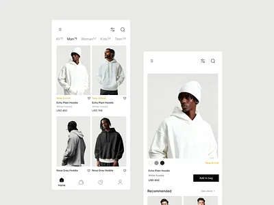 Fashion app design android app app app design checkout clothing app ecommerce fashion fashion shop fashion ui ios app minimal mobile mobile app design mobile apps online shop shop app shopping shoppingcart trendy design uiux