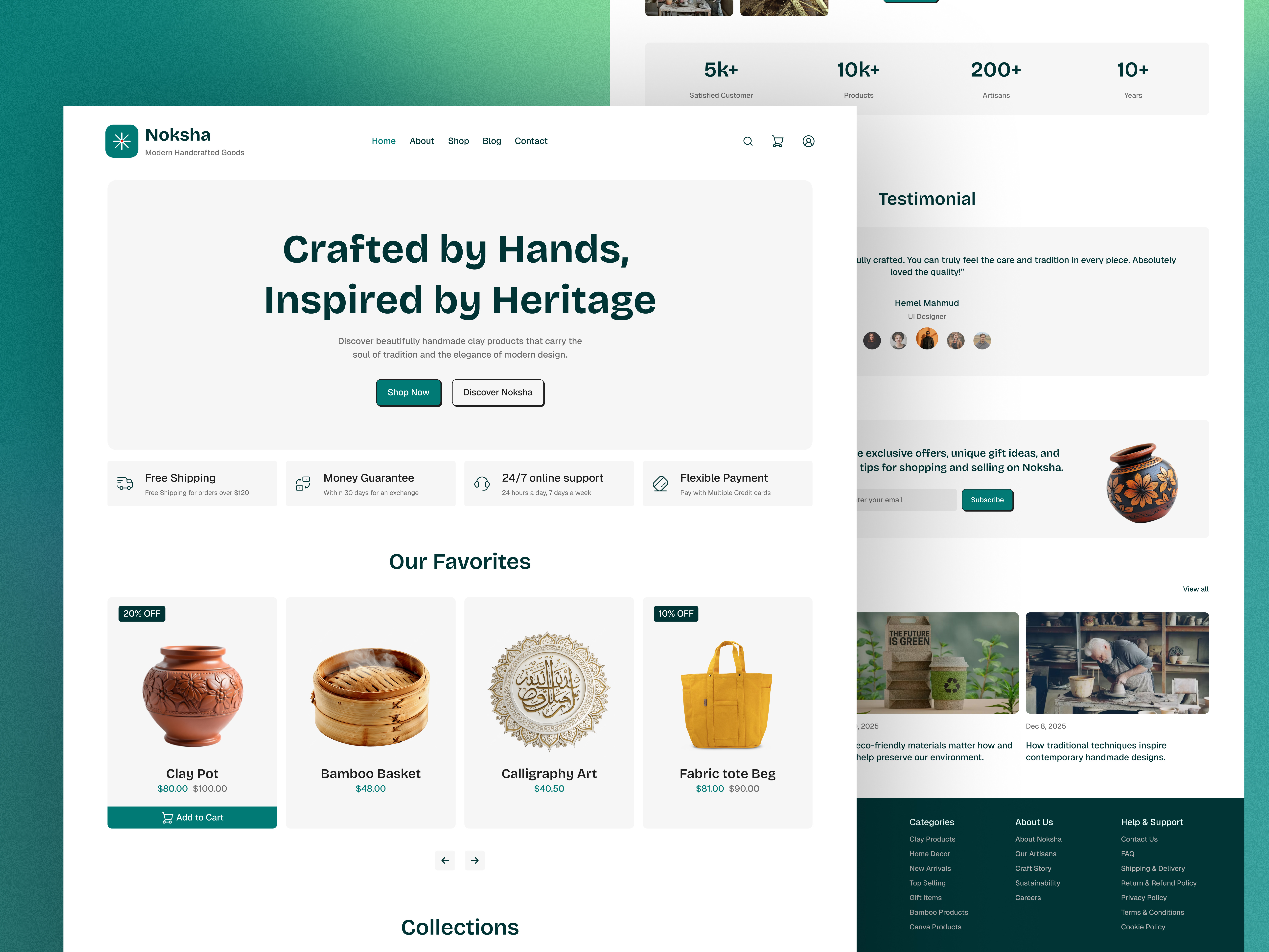 Example of Website And Landing Page Design