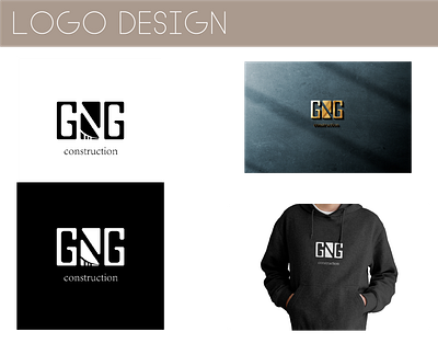 GNG Construction branding design graphic design logo