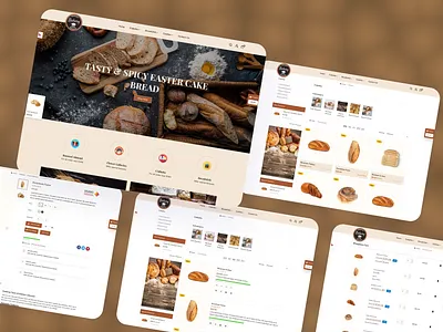 🍞 Bakery E-commerce Website — Modern UI/UX + Fast Performance bakery website e commerce web design front end development prestashop responsive website