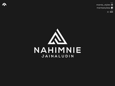 NAHIMNIE JAINALUDIN app branding design icon illustration jn logo letter logo minimal nj nj logo ui