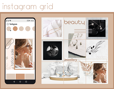 Instagram Grid design graphic design poster
