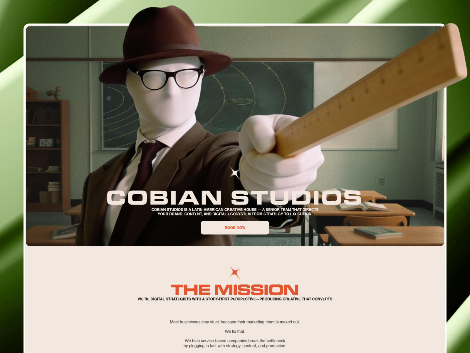 Portfolio ✦ Cobian Studios cinematography content creation marketing portfolio studio web design