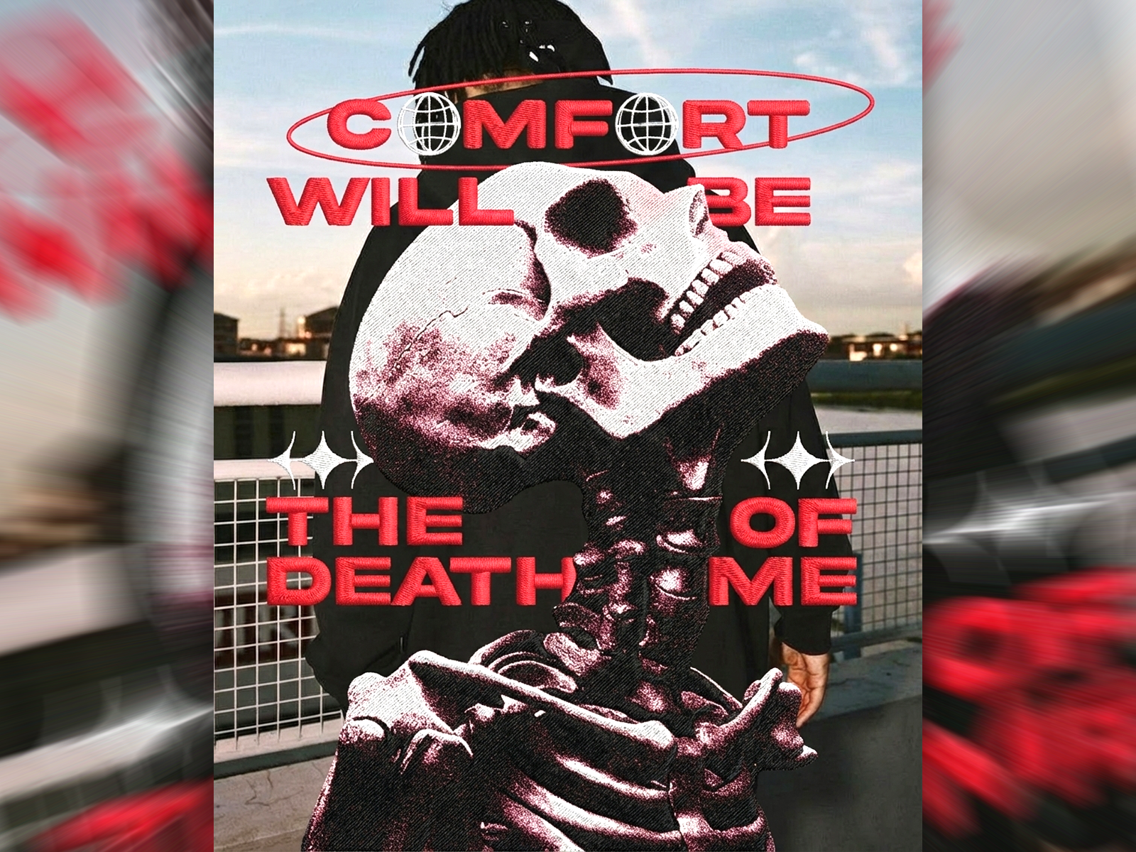 Hoodie Design | Poster Design | Brutalism | Grunge Poster acid design apparel design branding brutalism design design inspiration graphic design graphic design inspiration grunge hoodie design illustration maximalism poster design street wear tshirt design y2k