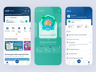 Raya Tiering Account banking level account branding mobile banking product design tiering account ui ui design uiux ux design
