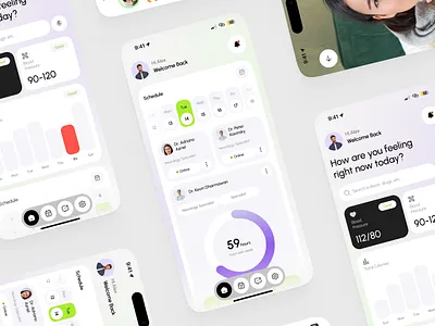 Healthcare Mobile App UI app app design appointment app doctor doctor app doctor appointment doctor appointment app doctor booking app healthcare healthcare mobile app ios medical app medical app ui mobile app ui design
