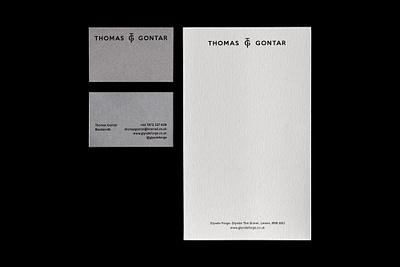Thomas Gontar Branding blacksmith branding design graphicdesign logo minimal typography
