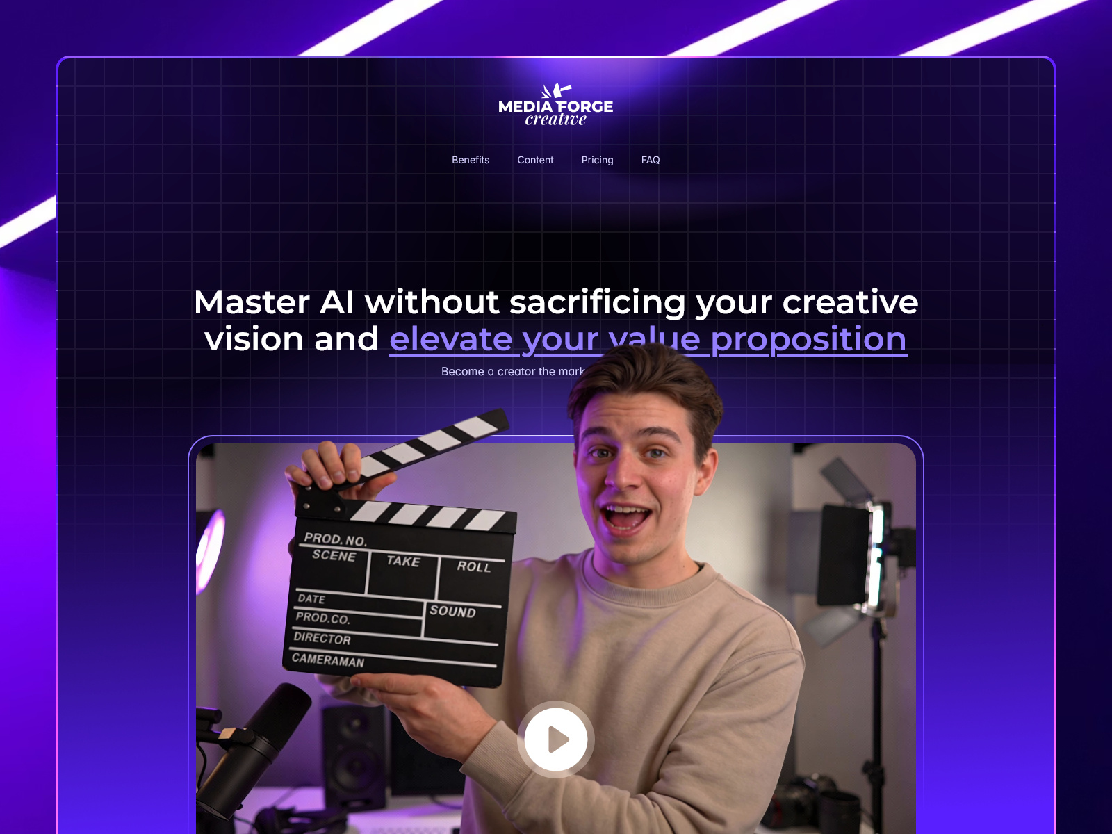 Example of Landing Page Design + Development