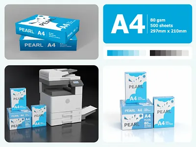 A4 Copy Paper Box Packaging 3d 3d mockup 3d model a4 box a4 copy paper box packaging label label packaging packagedesign packaging packagingdesign print print designs product packaging web design