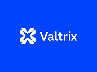 Valtrix — Modern Symbol Logo Design abstract logo brand identity branding creative mark futuristic logo geometric logo logo logotype modern logo startup logo symbol logo tech logo v logo x logo