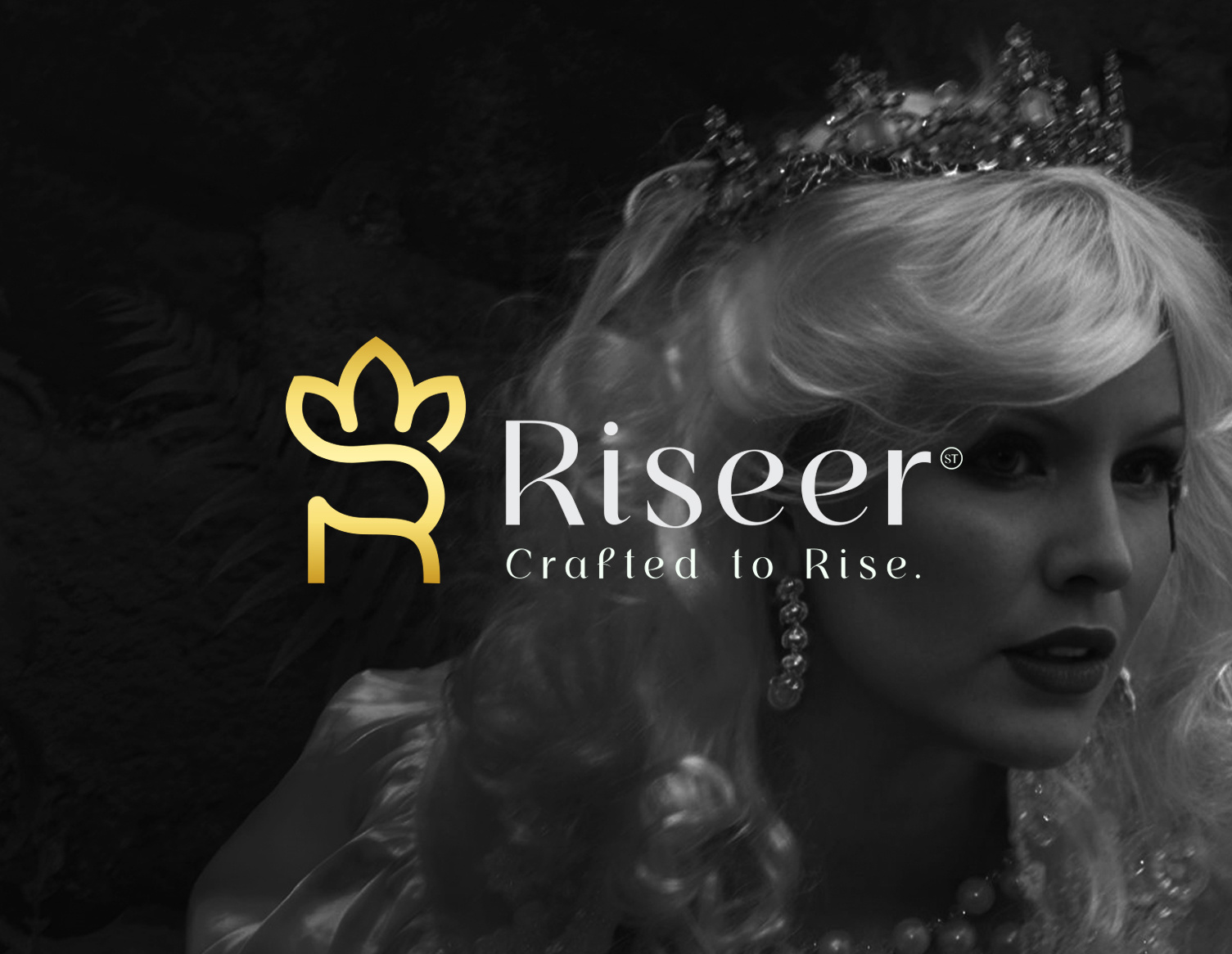 Riseer - R logo, R letter, R crown logo, Women fashion, Branding apparel brand identity branding clothing fashion fashion brand fashion branding logo logo design logo designer model product r crown logo r fashion brand logo r letter logo r logo ui website