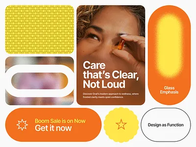 Oval Color, Pattern and Icon Design animation artworks brand identity branding color system design system graphic design icon design iconography illustration minimal branding pattern design patterns personal care skincare skincare branding ui ux visual identity visual language