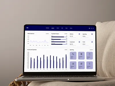 Dashboard for a Tech Store branding concept dashboard design graphic design technic store ui ux webdesighn