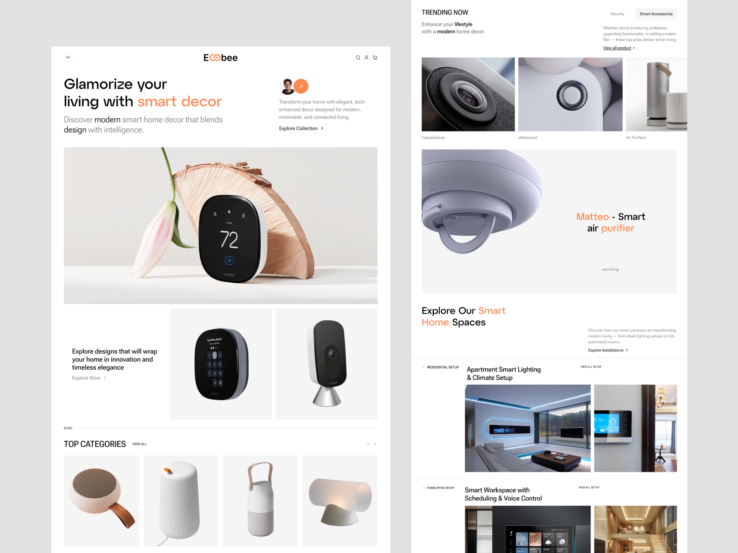 E-commerce Website e commerce ecommerce ecommerce design ecommerce ui ecommerce web ecommerce website electric product home decor online store shopify shopify design shopify store shopify ui shopify ux shopify website smart product website website design