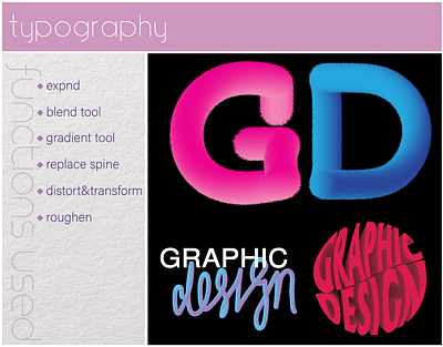 Typography design graphic design illustration