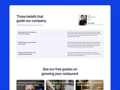 Owner - Founder Letter Animation Concept animation cloud platform digital product homepage interactive prototype landing page marketing page micro interactions motion design motion graphics prototyping saas software as a service startup tech product transition design ui animation user flow web app website