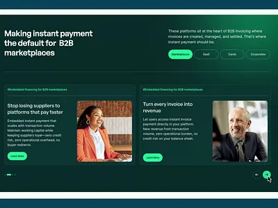Aria - Testimonial Concept Animation animated prototype digital product homepage interaction design landing page marketing page micro interaction motion design product marketing product website prototype saas saas platform saas product software as a service tech startup ui animation web design web ui website design