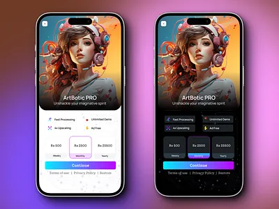 Premium - Subscription Screen UI Design app design app purchase ui app subscription in app purchase mobile app premium premium subscription screen ui premium app premium purchase ui premium screen premium subscription premium ui pricing pro screen purchase screen purchase ui subscription subscription ui ui ui design
