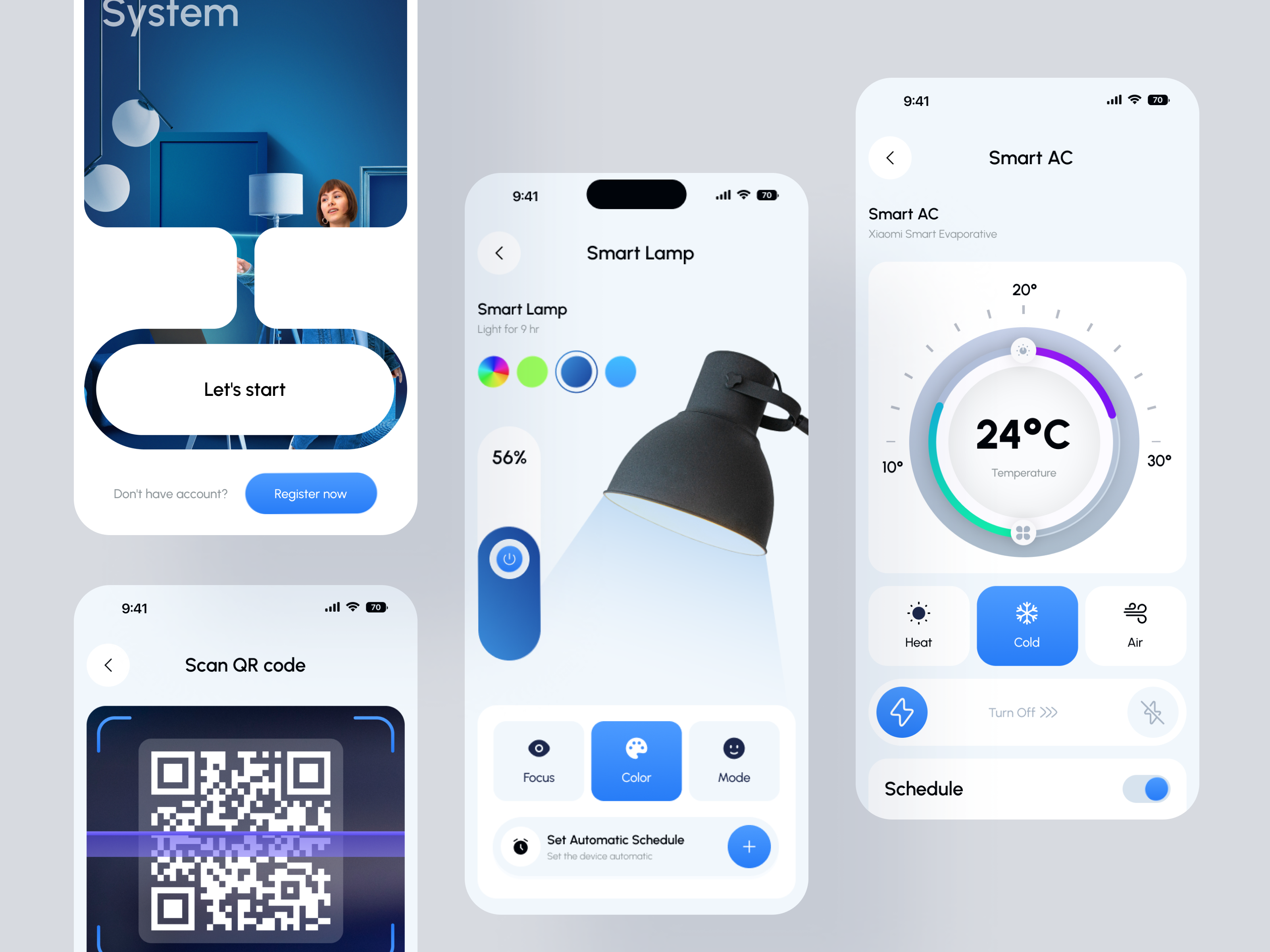 AI - Smart Home Mobile App ai app app design automation b2b home monitoring app home security app ios live app minimal ui mobile mobile app mobile app design mobile app ui mobile ui product security smart home