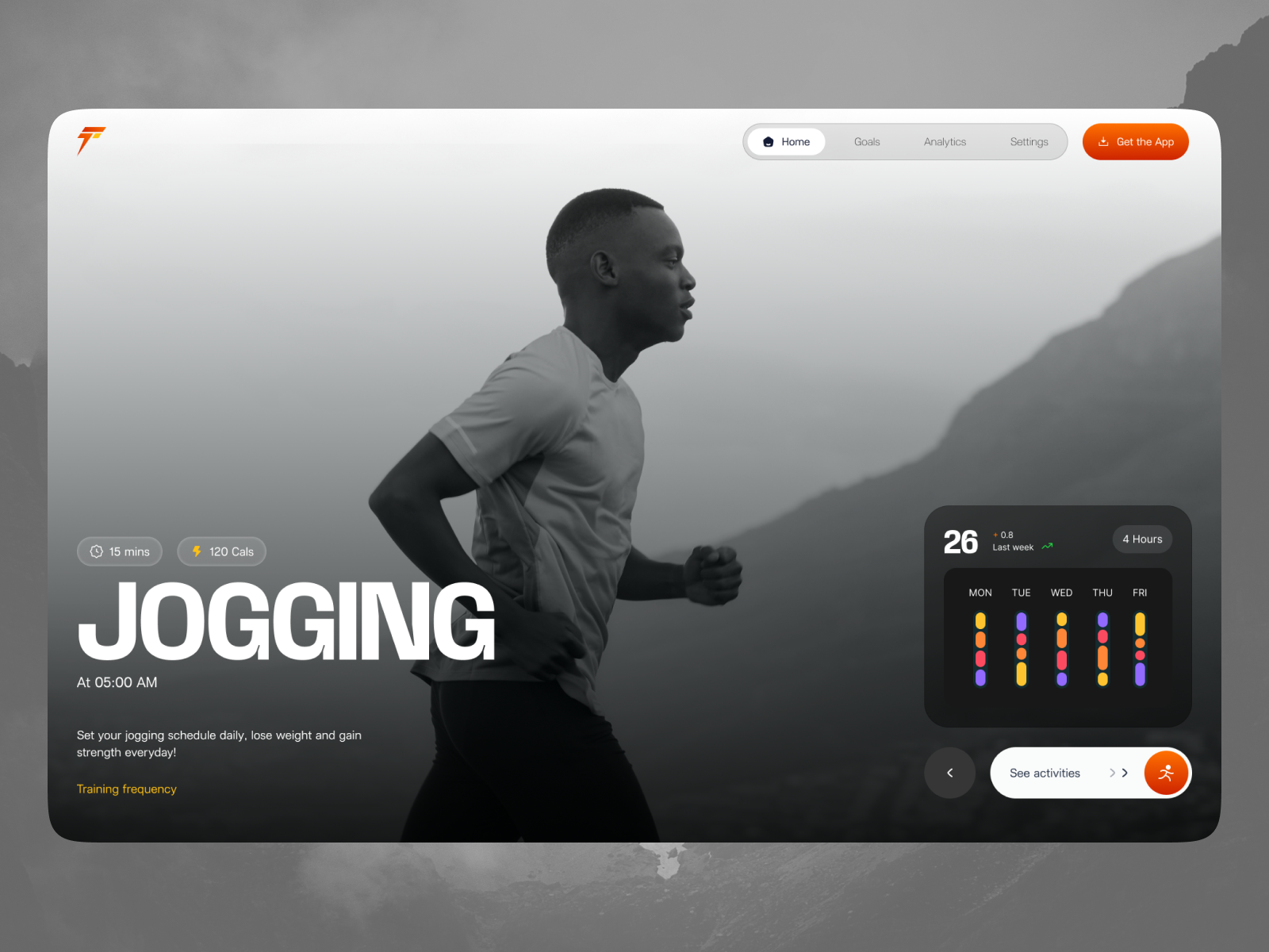 Fitness Dashboard UI designs, themes, templates and downloadable ...