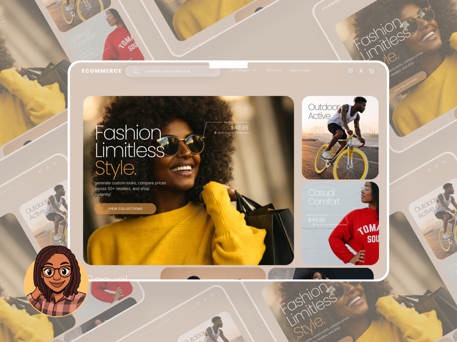 🛍️ Elevated E-commerce Website Design🖥️ branding ecommerce figma landing page shopping design ui design website website design