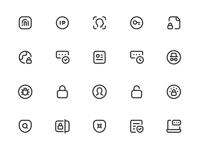 Myicons✨ — Protection, Security vector line icons pack design system figma figma icons flat icons free icons icon library icon pack icon set iconography icons icons pack illustration interface icons line icons minimal icons stroke icons ui ui design ui icons web icons